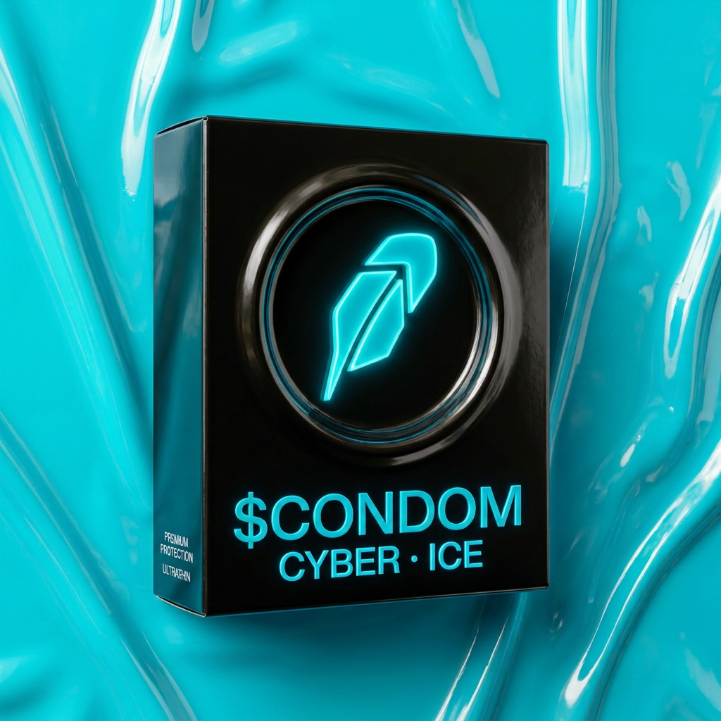 $CONDOM Cyber Ice packaging box — 3D latex edition