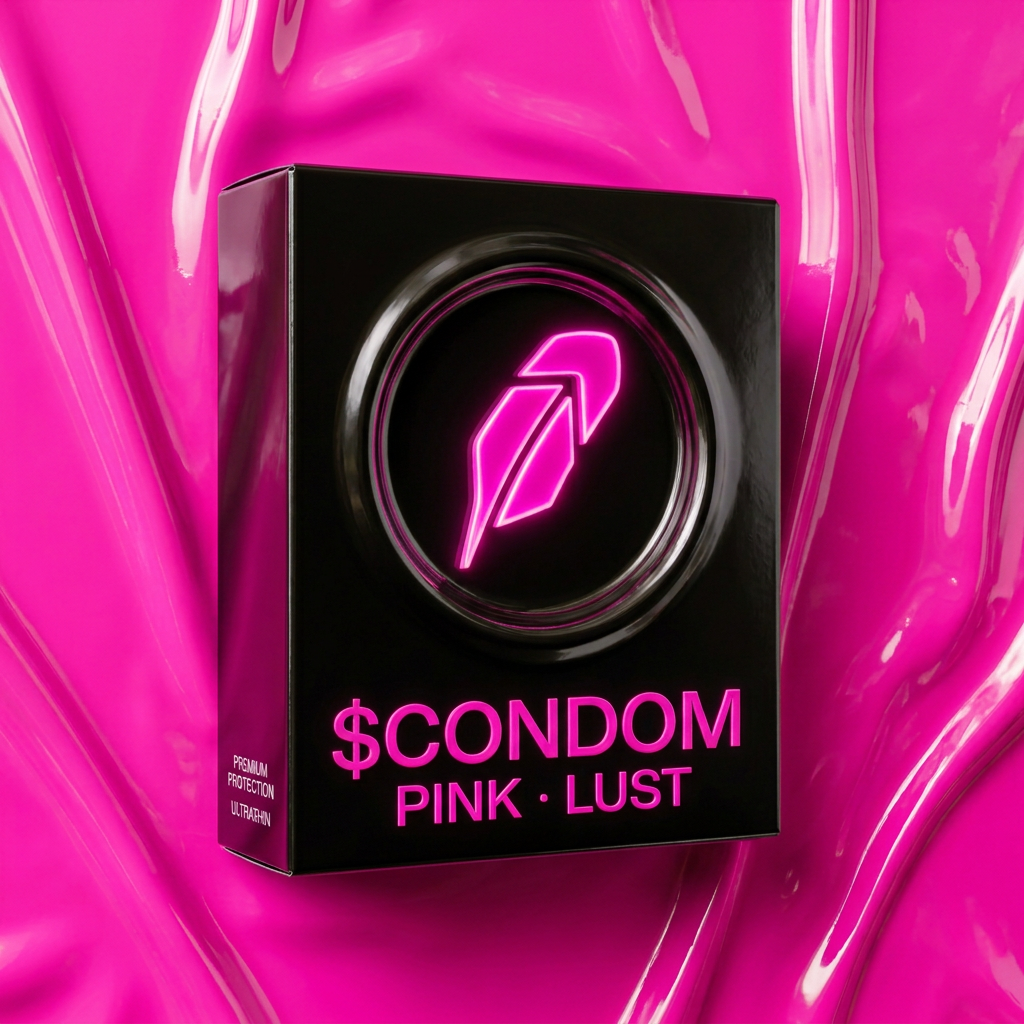 $CONDOM Pink Lust packaging box — 3D latex edition