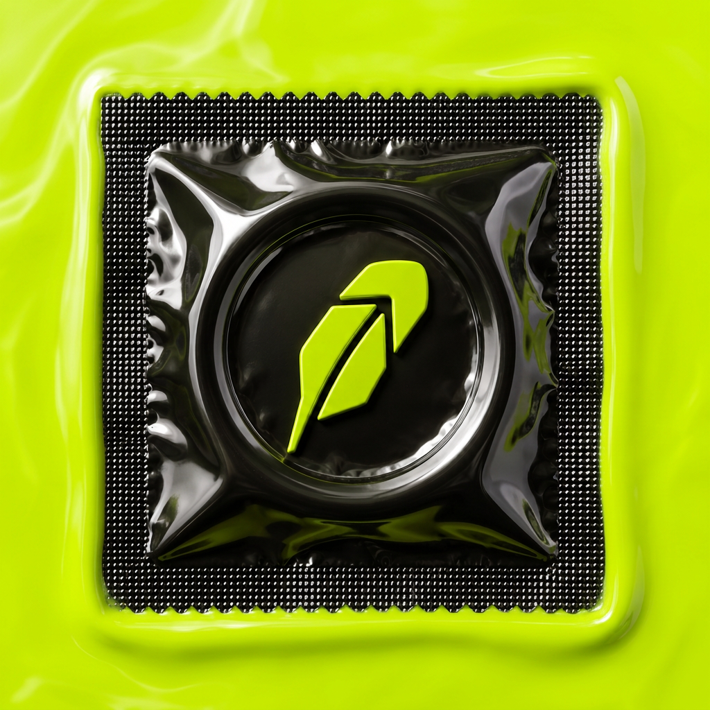 $CONDOM Origin — neon green foil wrapper NFT
